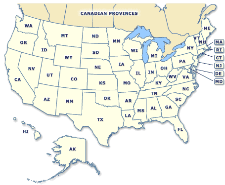 usa country map